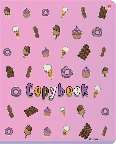 

Тетрадь Альт Сладости А5 в ассортименте 48 листов 1 шт