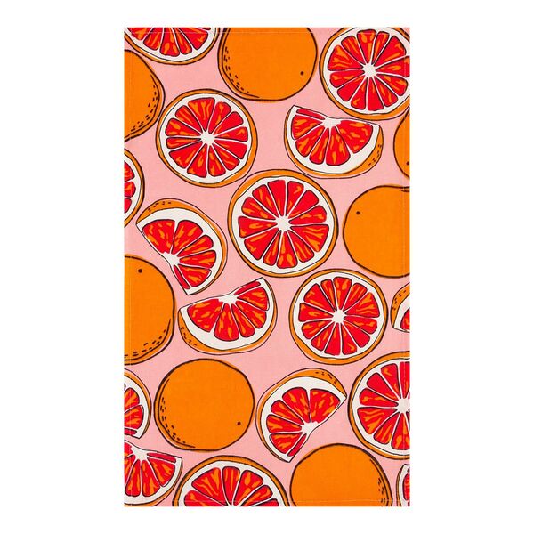 Полотенце кухонное Доляна Grapefruit, 35х60 см, рогожка 160г/м2, хлопок