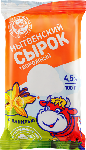 

Сырок творожный Маслозавод Нытвенский Ваниль 4,5%
