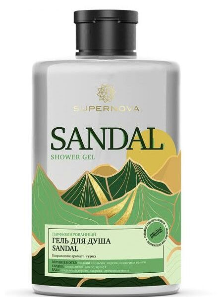 Гель для душа Supernova Sandal парфюмированный