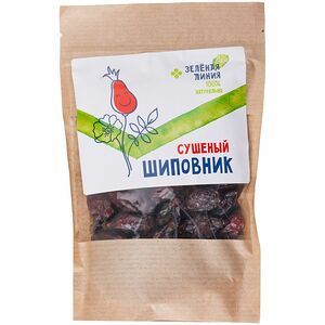 Шиповник Зелёная Линия сушеный 100г
