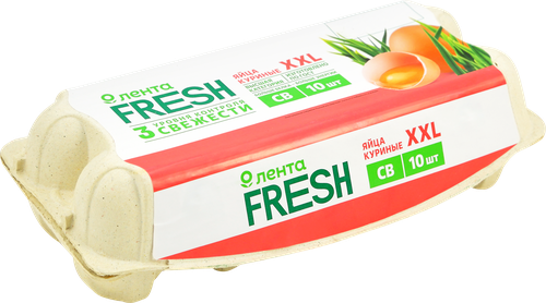 

Яйцо куриное Лента Fresh XXL СВ 10 шт