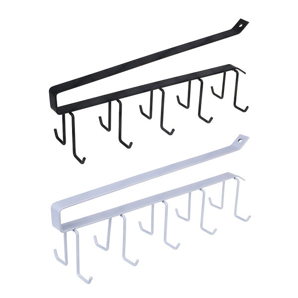 Vetta вешалка подвесная на полку, 10 крючков, 26х7см, металл