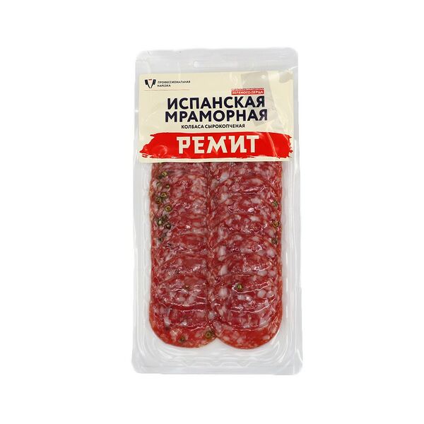 Колбаса Испанская Мраморная с/к нарезка в/у (шт. 70 гр.)