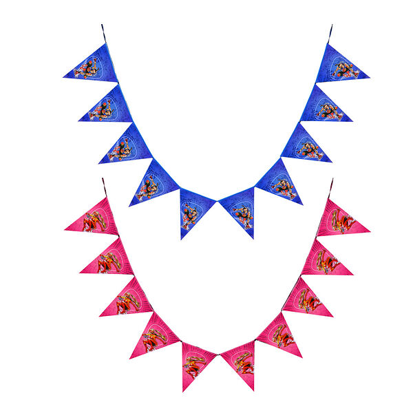 By супергерои вселенной растяжка флажки, 230х29см