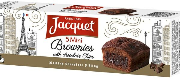 Пирожные Jacquet Брауни Мини шоколадные с кусочками шоколада 150г