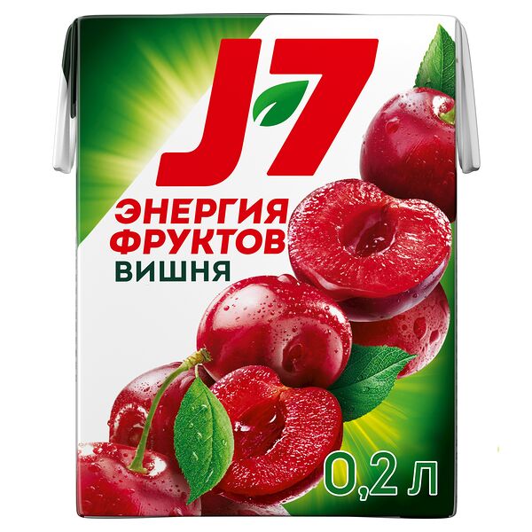 Нектар J7 Вишня осветленный 0.2 л