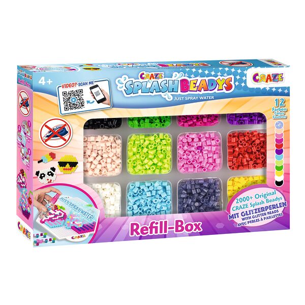 Аквамозаика набор детского творчества Craze Splash Beadys 4г+