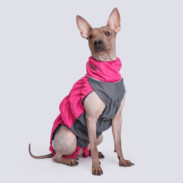 Жилетка мембрана с подкладкой девочка спина 34 грудь 55 малина