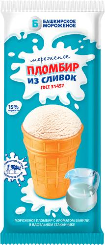 

Мороженое стаканчик Башкирское мороженое ваниль 15% 65 г
