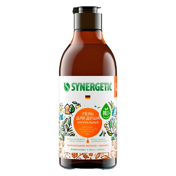 Synergetic Гель для душа Карамельное яблоко, 380 мл