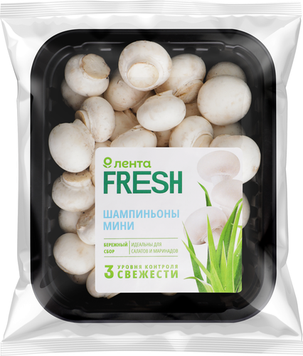 

Шампиньоны ЛЕНТА FRESH мини, 300г