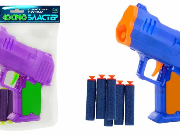 Игрушка Космобластер с патронами, в ассортименте, 1шт.