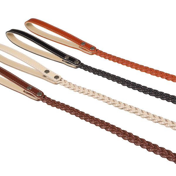 Brava поводок кожаный №16 колос 1,3 м.