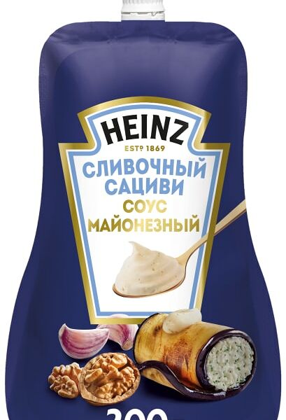 Соус Heinz Майонезный сливочный сациви 200г