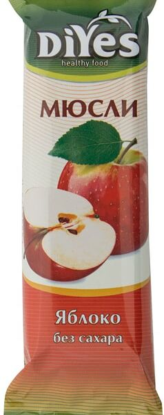 Батончик ДиYes Яблоко без сахара 25г