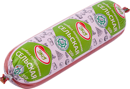 

Колбаса полукопченая Эколь Сельская Халяль из мяса птицы 350 г