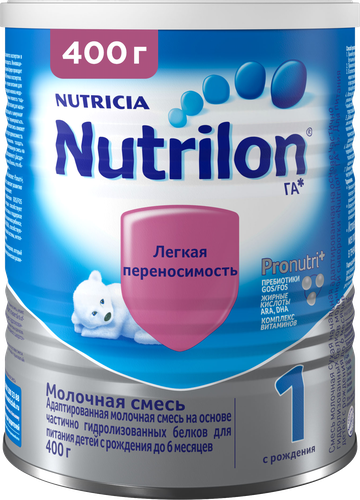 

Молочная смесь сухая Nutrilon Гипоаллергенный 1 c рождения 400 г