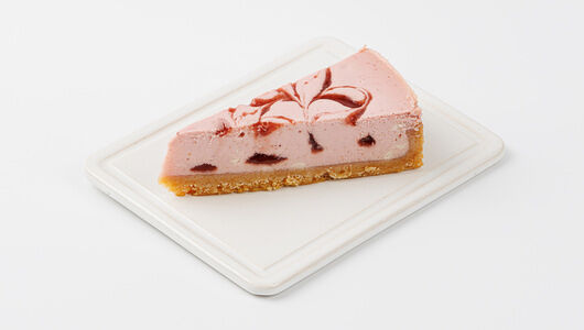 Чизкейк Клубника с белым шоколадом, кафе