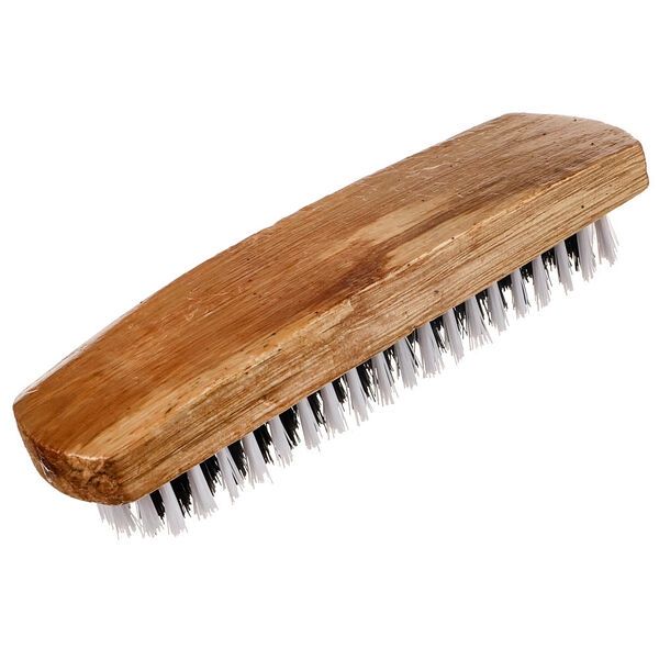 Щетка для одежды черно-белый ворс, пвс, 16x4.5x2 см