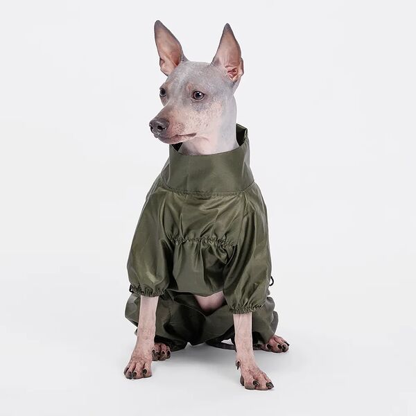 Дождевик для собак,  Rurri 3XL, хаки, (мальчик)