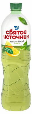 Холодный чай Святой Источник зеленый с лимоном