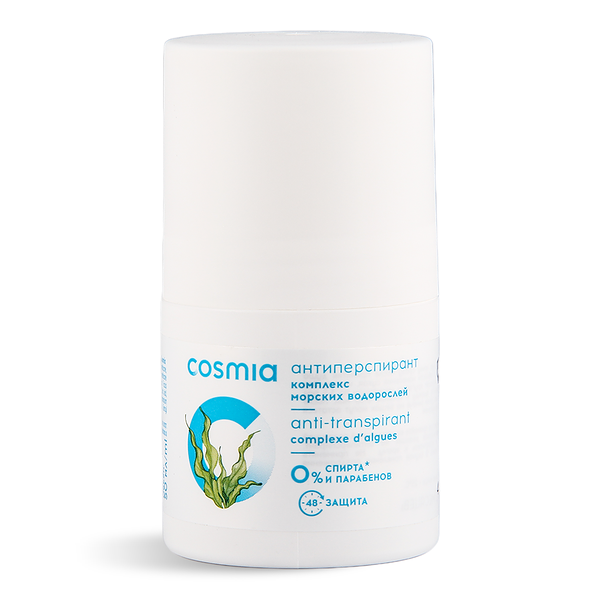 Антиперспирант женский Cosmia шариковый Комплекс морских водорослей