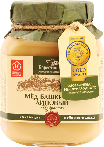 

Мед Берестов А.С. Башкирхан липовый 500 г