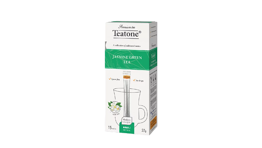 Чай зеленый Teatone Jasmine в стиках, 15 шт