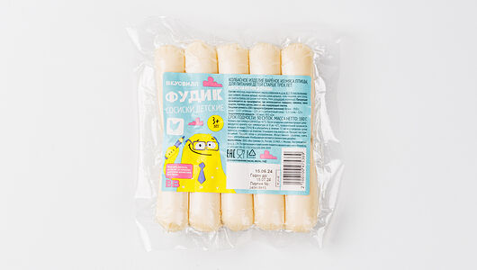 Сосиски из мяса птицы детские