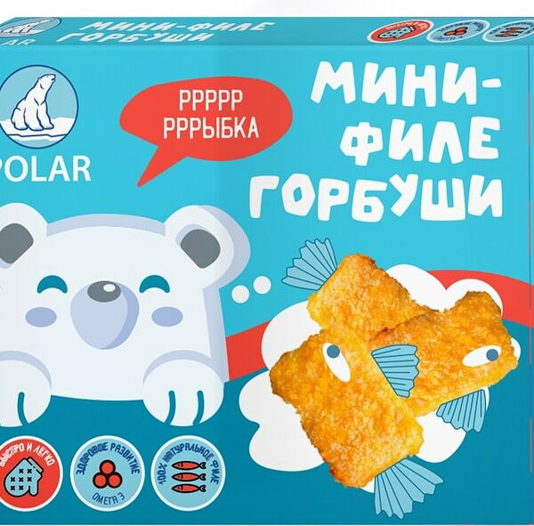 Горбуша Polar Медвежонок мини-филе в панировке 280г