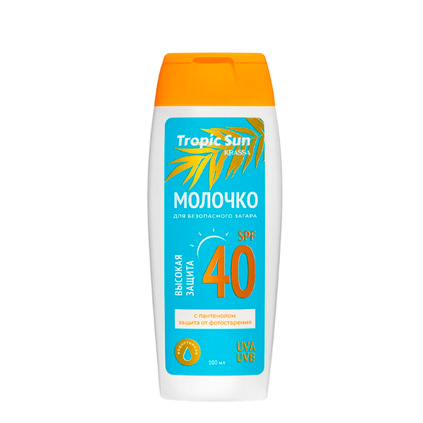 Солнцезащитное молочко Krassa Tropic Sun SPF 40 100 мл