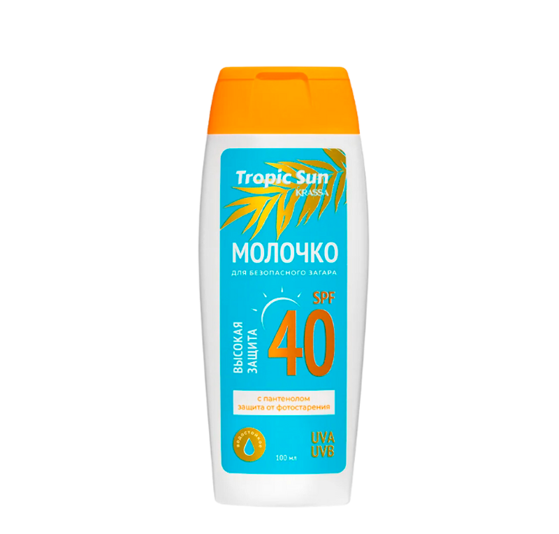 

Солнцезащитное молочко Krassa Tropic Sun SPF 40 100 мл