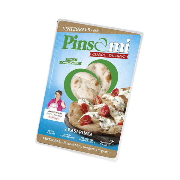 Основа для пиццы Pinsami классическая цельнозерновая замороженная 2 шт