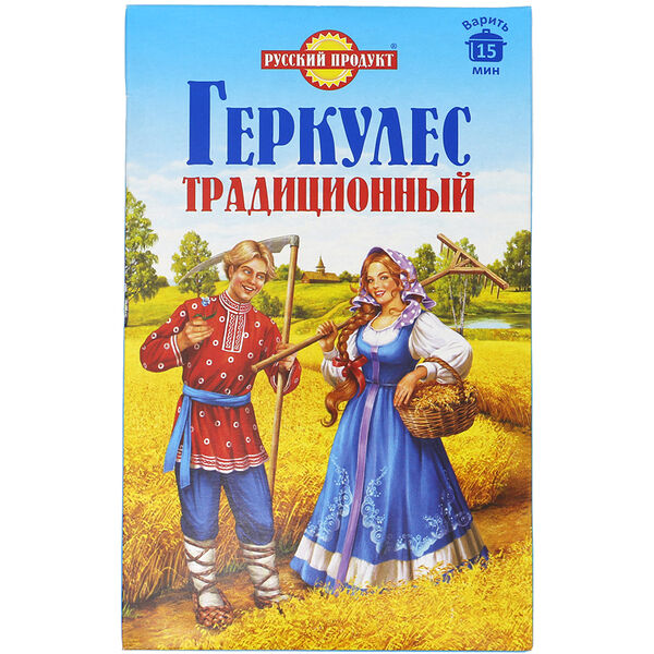 Хлопья овсяные Русский продукт Геркулес Традиционный 500г