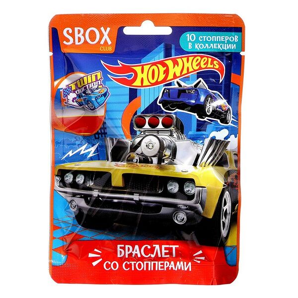 Браслет HOT WHEELS SBOX CLUB в флоупаке