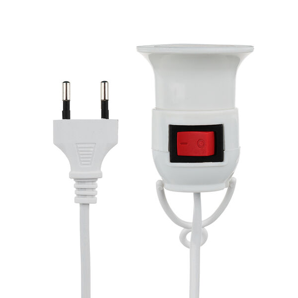 Inbloom удлинитель для лампочки с выключателем, е27, 3 м, медь