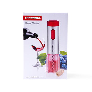

Штопор Tescoma Uno Vino электрический с ножом для фольги и LED подсветкой