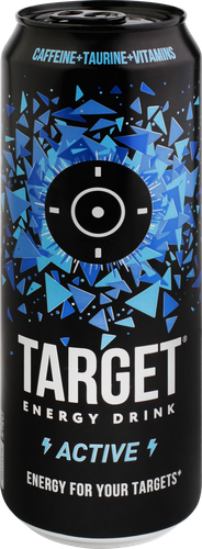 

Напиток энергетический TARGET Актив тонизирующий пастеризованный газированный, 0.45л