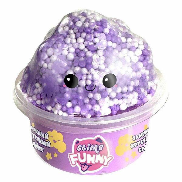 Игрушка для детей Funny Slime, слайм с вложениями, облачко. (1432284)