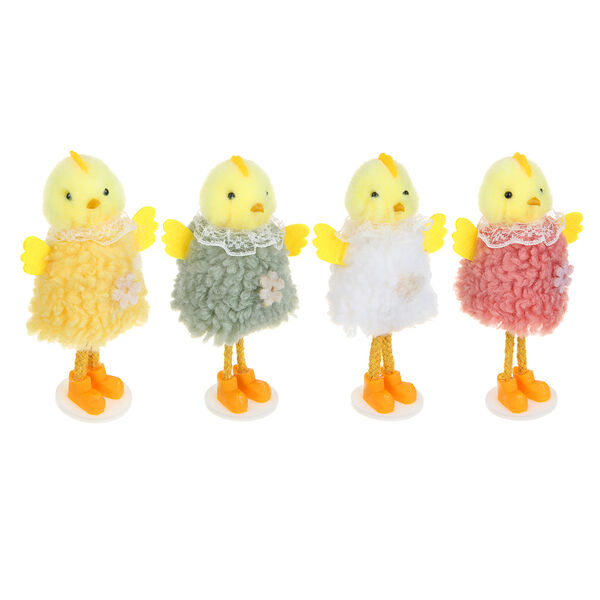 Ladecor декоративный цыпленок, полиэстер, 4 цвета