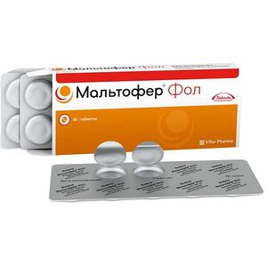 Мальтофер Фол таблетки жевательные 30 шт