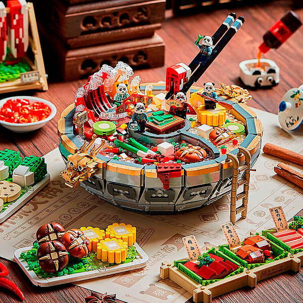 Конструктор LOZ 1072_MK Конструктор Сычуаньское блюдо