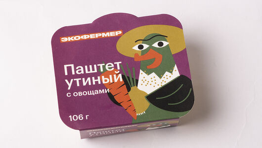 Паштет Экофермер Утиный с овощами 106 г