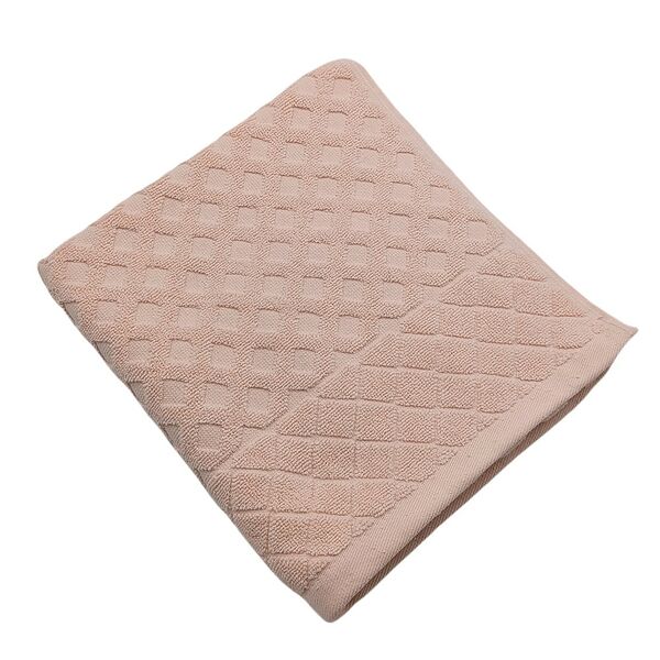 Полотенце махровое Belezza Sea, 70х130 см, гладкокрашенное, 100% хлопок, 500 г/м2, кремово-розовый