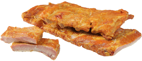 Ребра Естъ свиные копчено-вареные вес