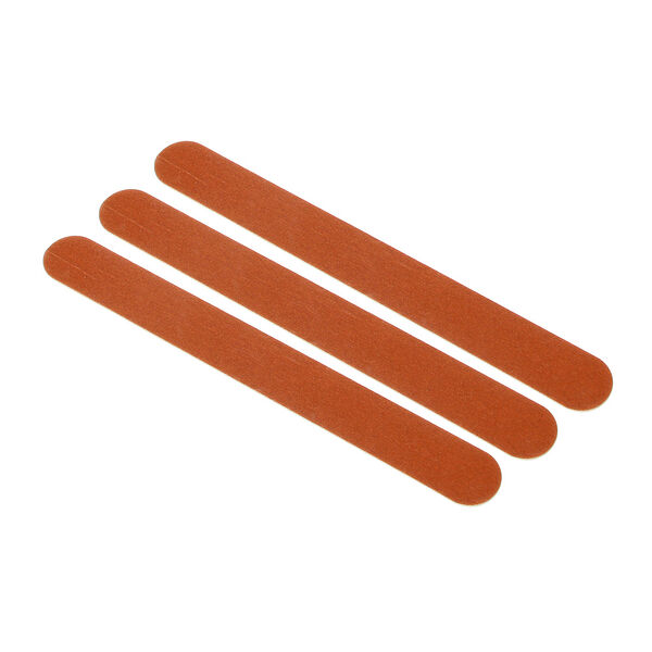 Юниlook набор пилок наждачных 2-х сторонних для ногтей 240/240 грит 3 шт, щепа, 17,8см