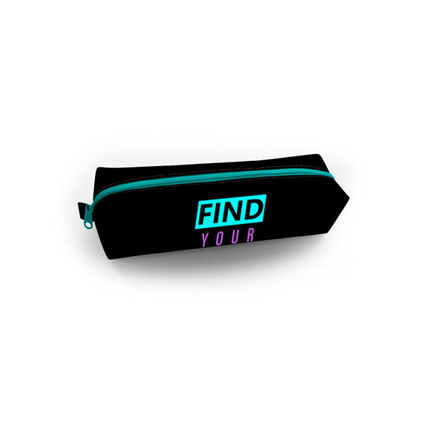 Пенал Hatber Найди себя 210х45х45мм на молнии мягкий NPk_62161