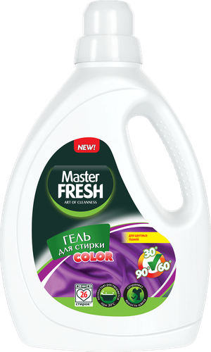 

Гель для стирки Master Fresh Color повышенное содержание ПАВ, 1.3 л