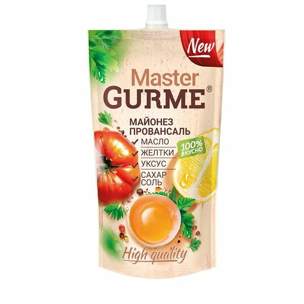 Майонез Master Gurme Провансаль 50,5% 350 мл